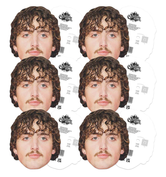 CMP009 Benson Boone 6 Pack Masks - Includes Tabs and Elastic