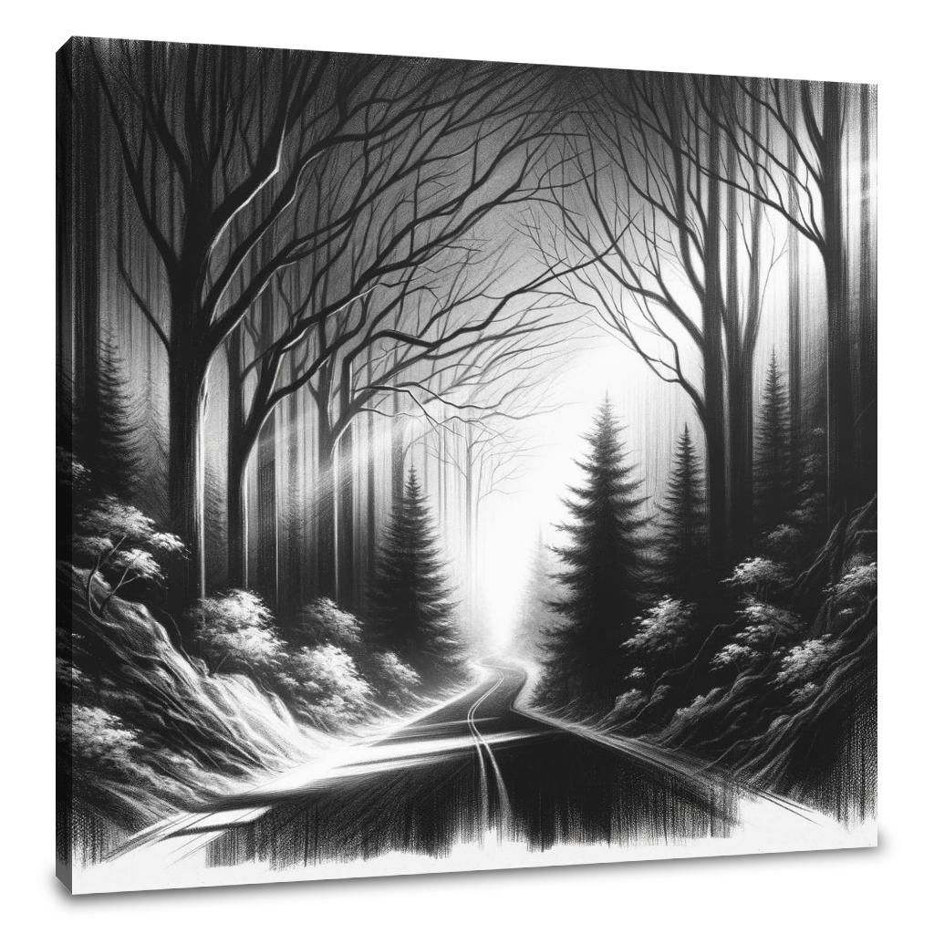 Forest Shadows Canvas