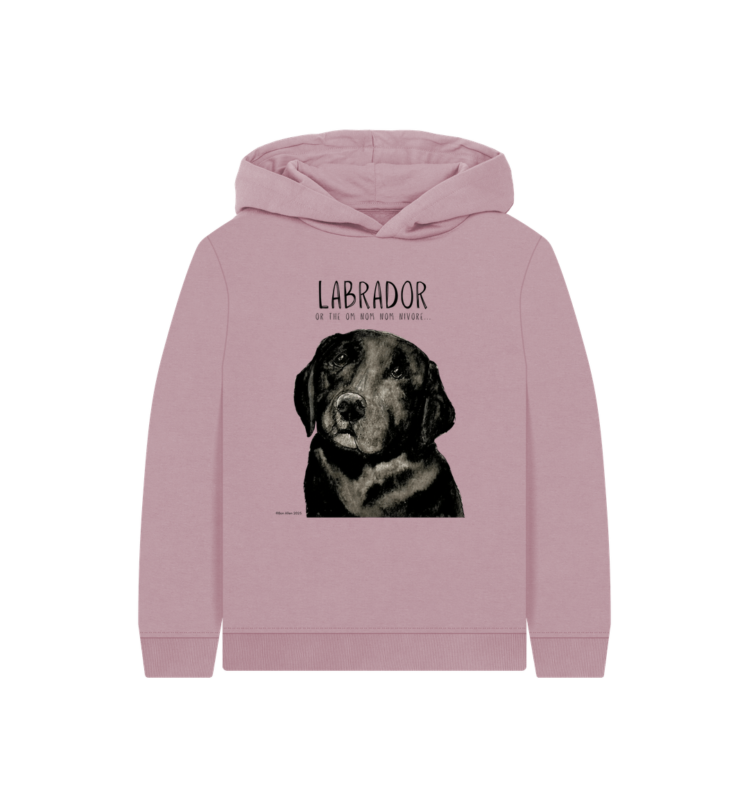 Snack Mode: Activated – The Black Labrador Kids’ Hoodie