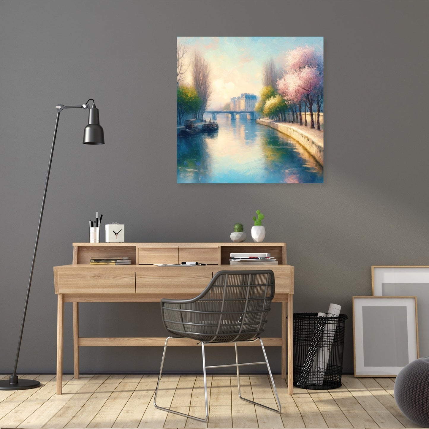 Eternal Elegance of Paris Seine Canvas