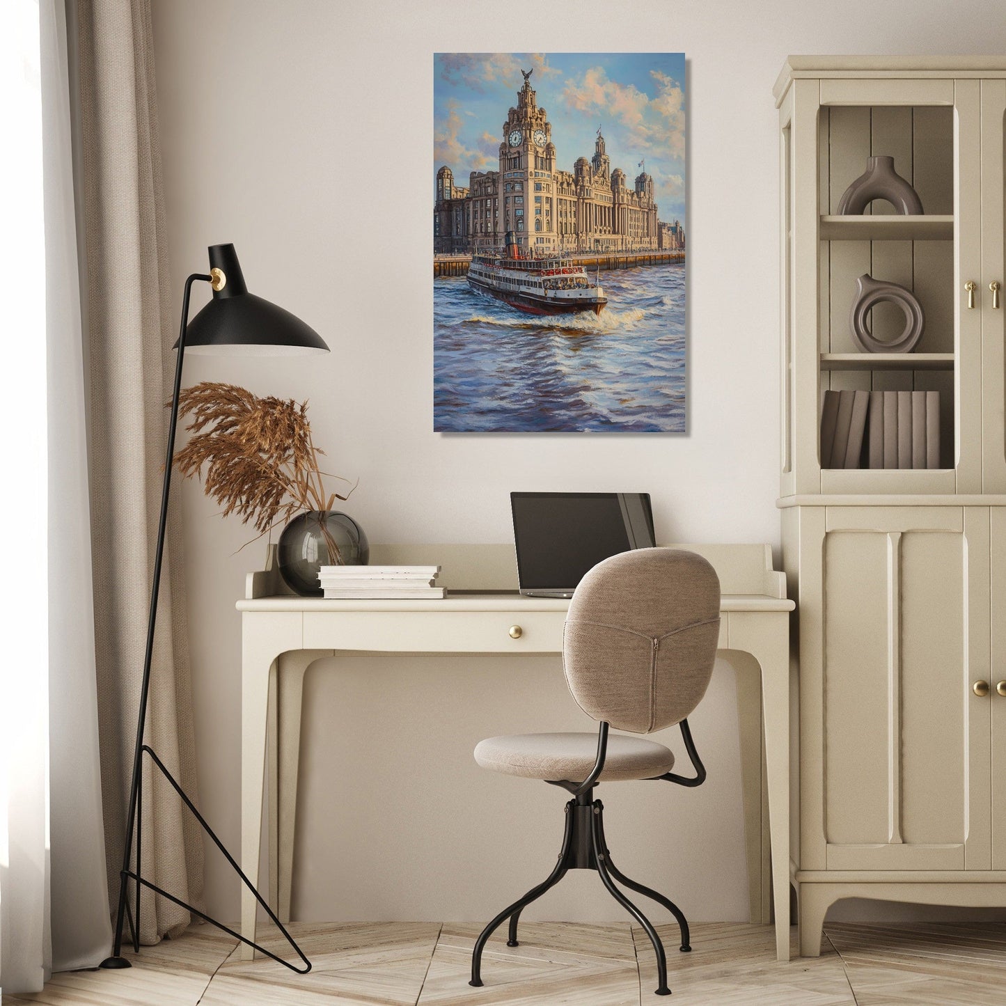 Liver Building Serenity Canvas