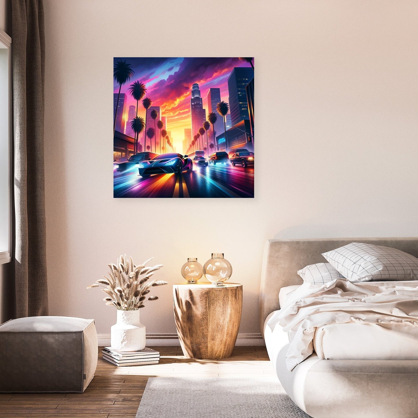 Sunset Boulevard Escape Canvas