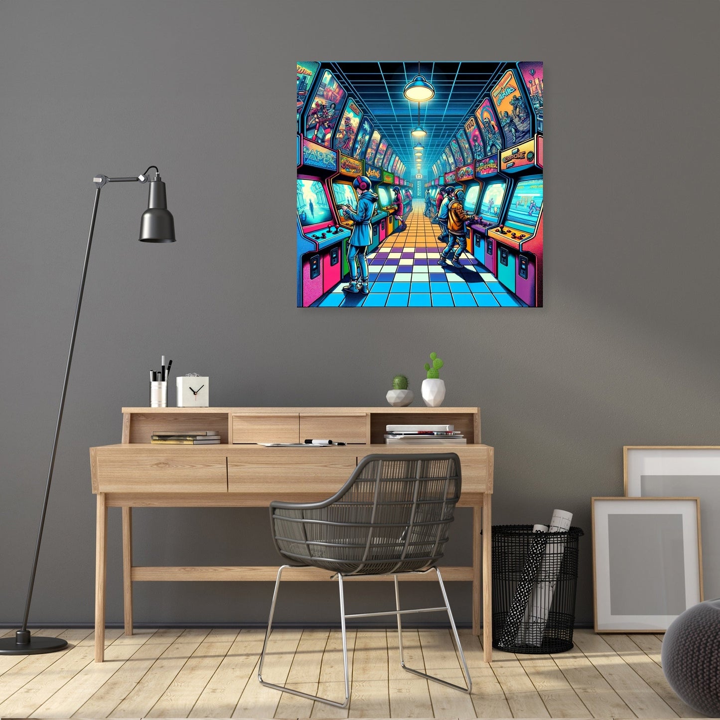 Future Play Arcade Canvas