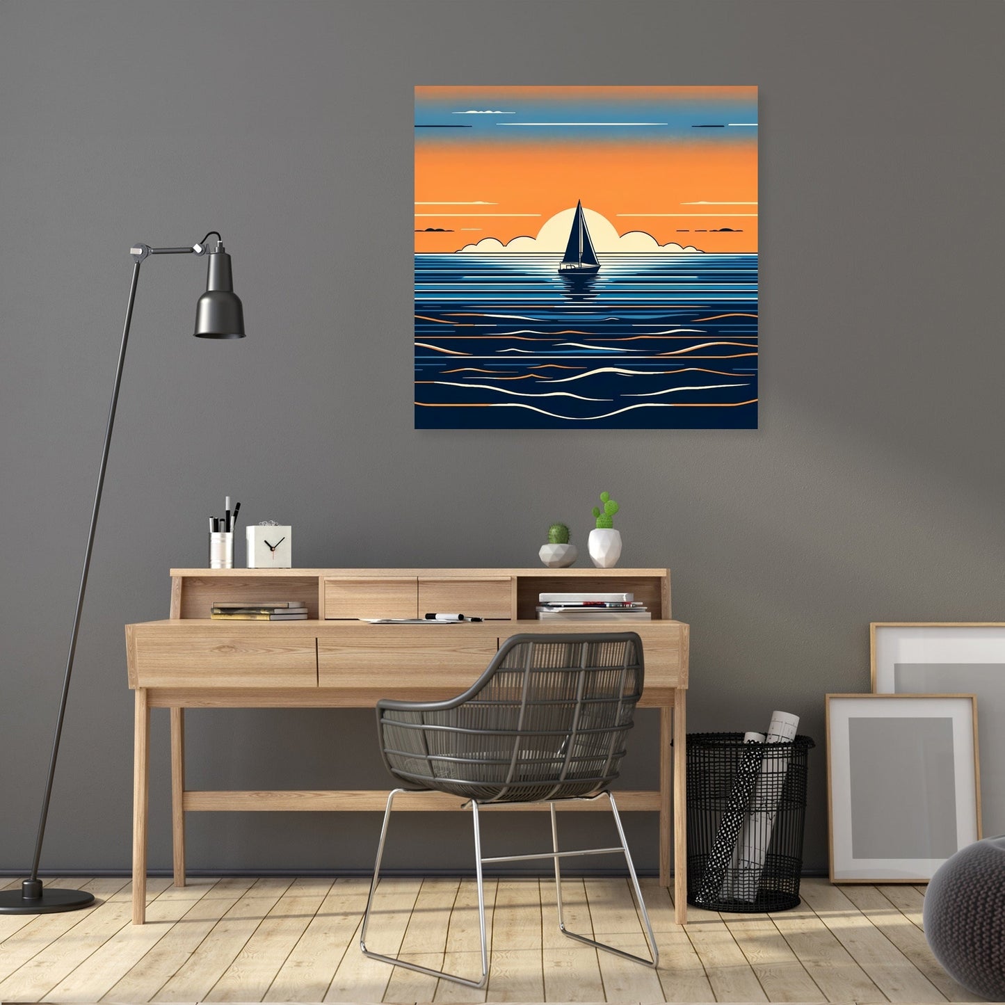 Contrasting Solitude Canvas