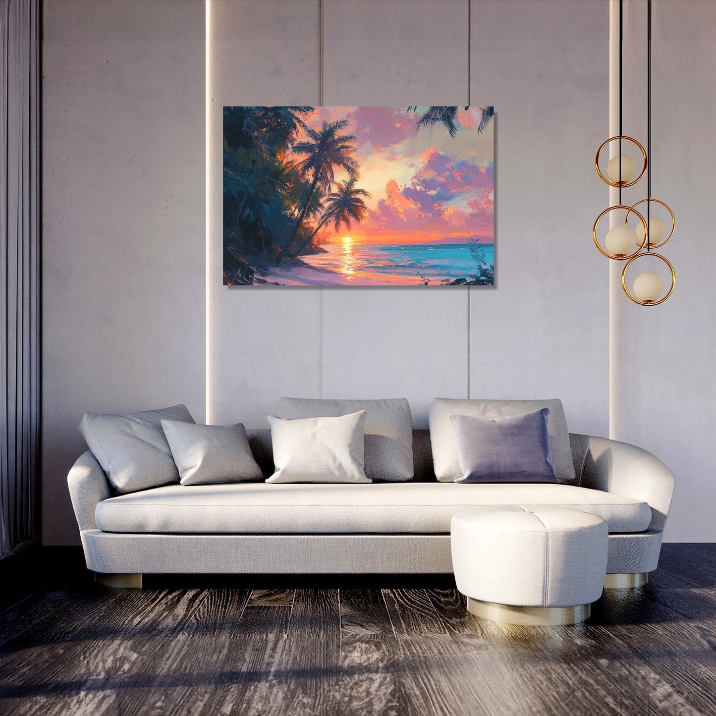 Tropical Sunrise Bliss Canvas