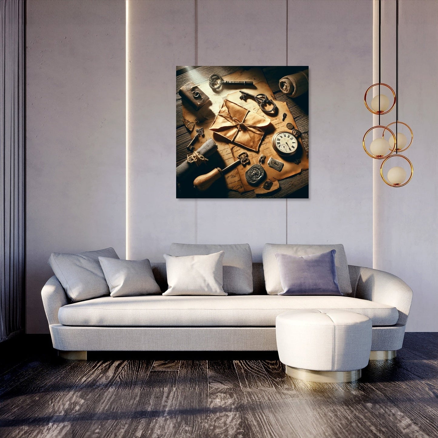 Clues of the Past Canvas