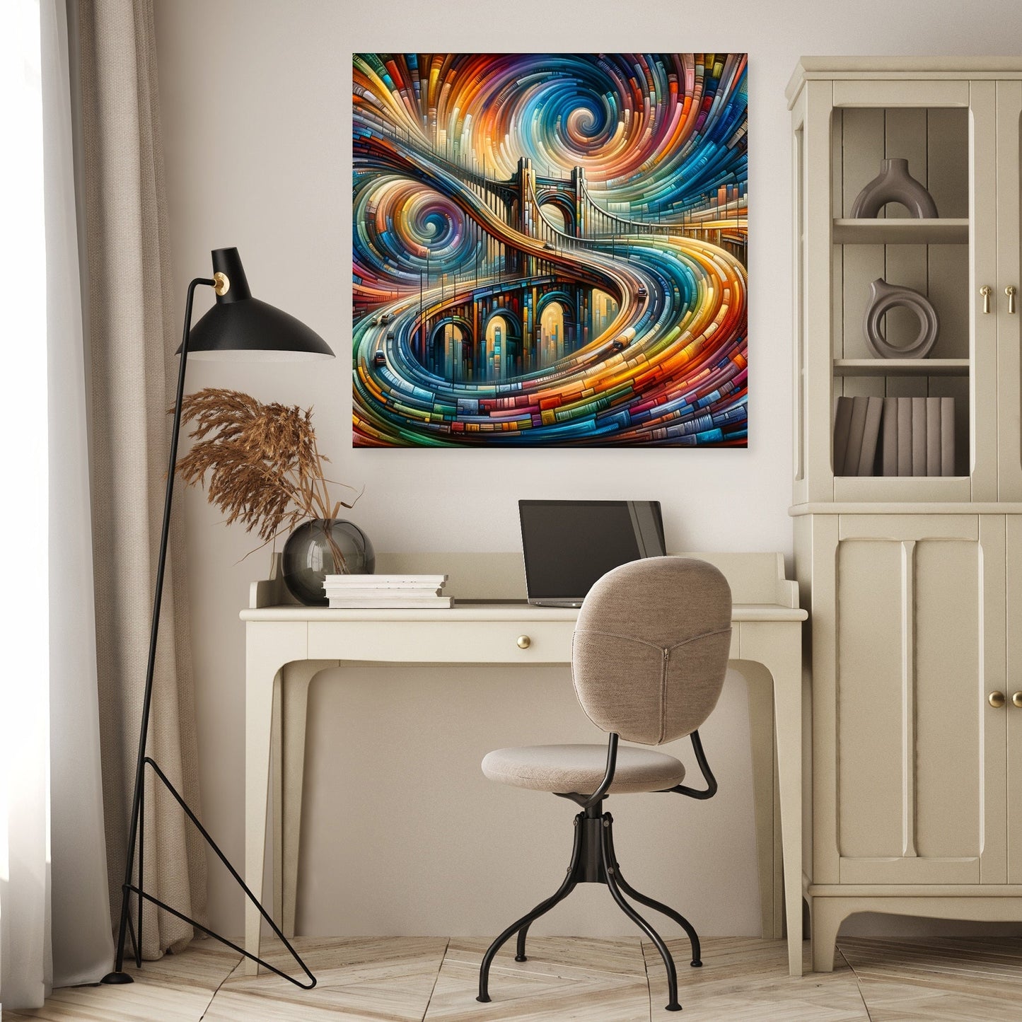 Timeless Bridge Spectrum Canvas