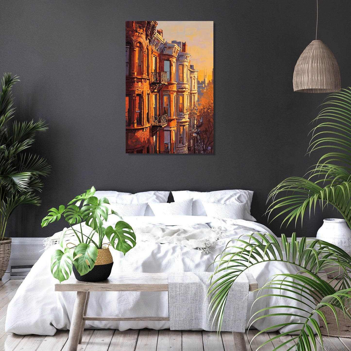 Victorian Brickwork Canvas