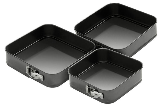 Set Of Three Spring Form Cake Tin