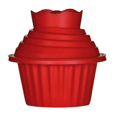 3Pc Red Giant Cupcake Set