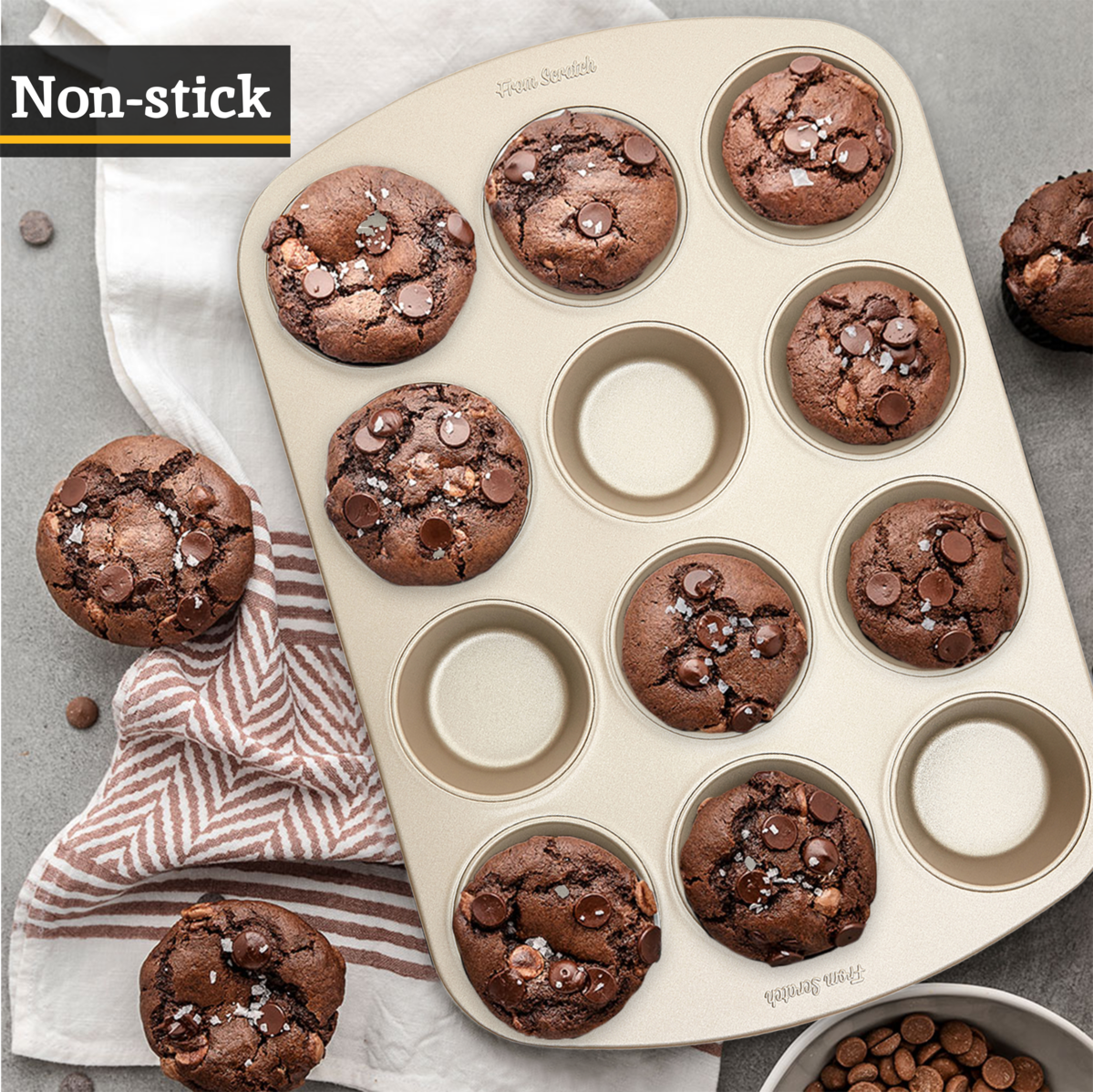 From Scratch Twelve Muffin Tray