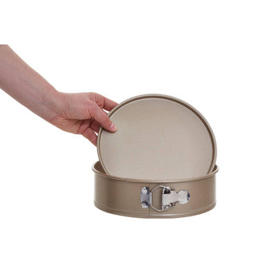 Champagne Finish Springform Round Cake Pan 24cm | From Scratch