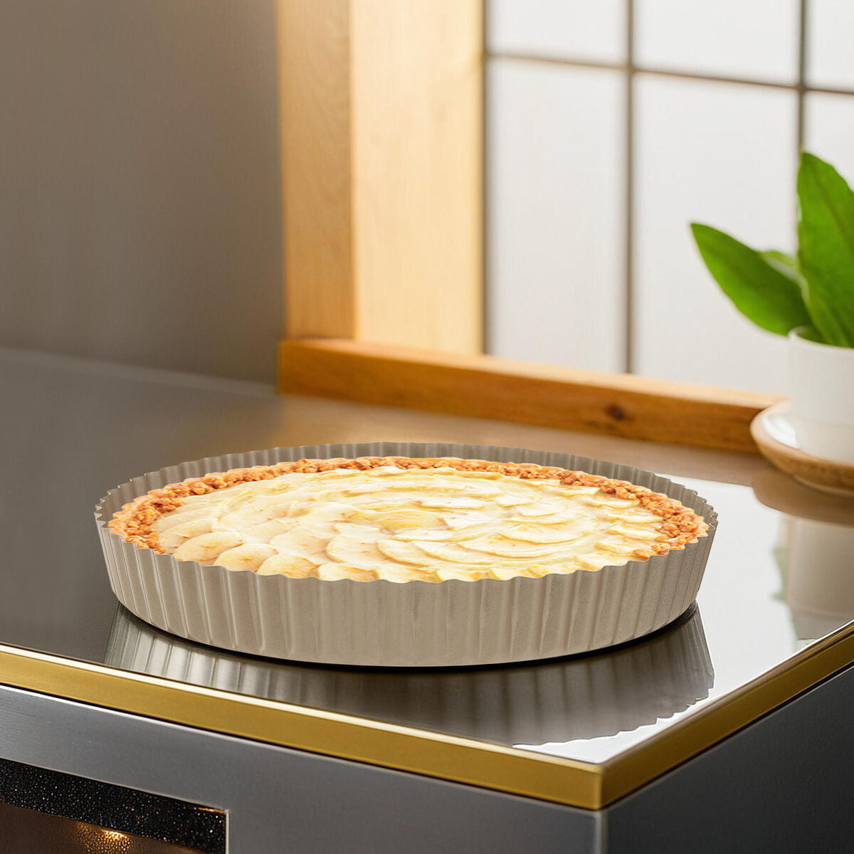 From Scratch Champagne Finish Flan or Pie Tin 25cm