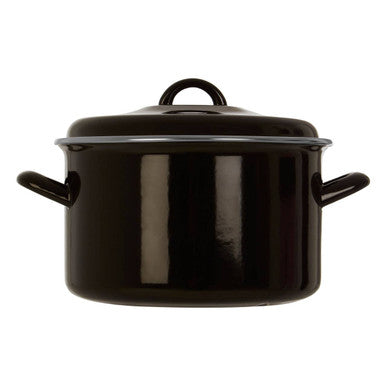 Porter Large Black Casserole Dish