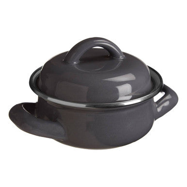 Porter Grey Enamel Mini Casserole Dish