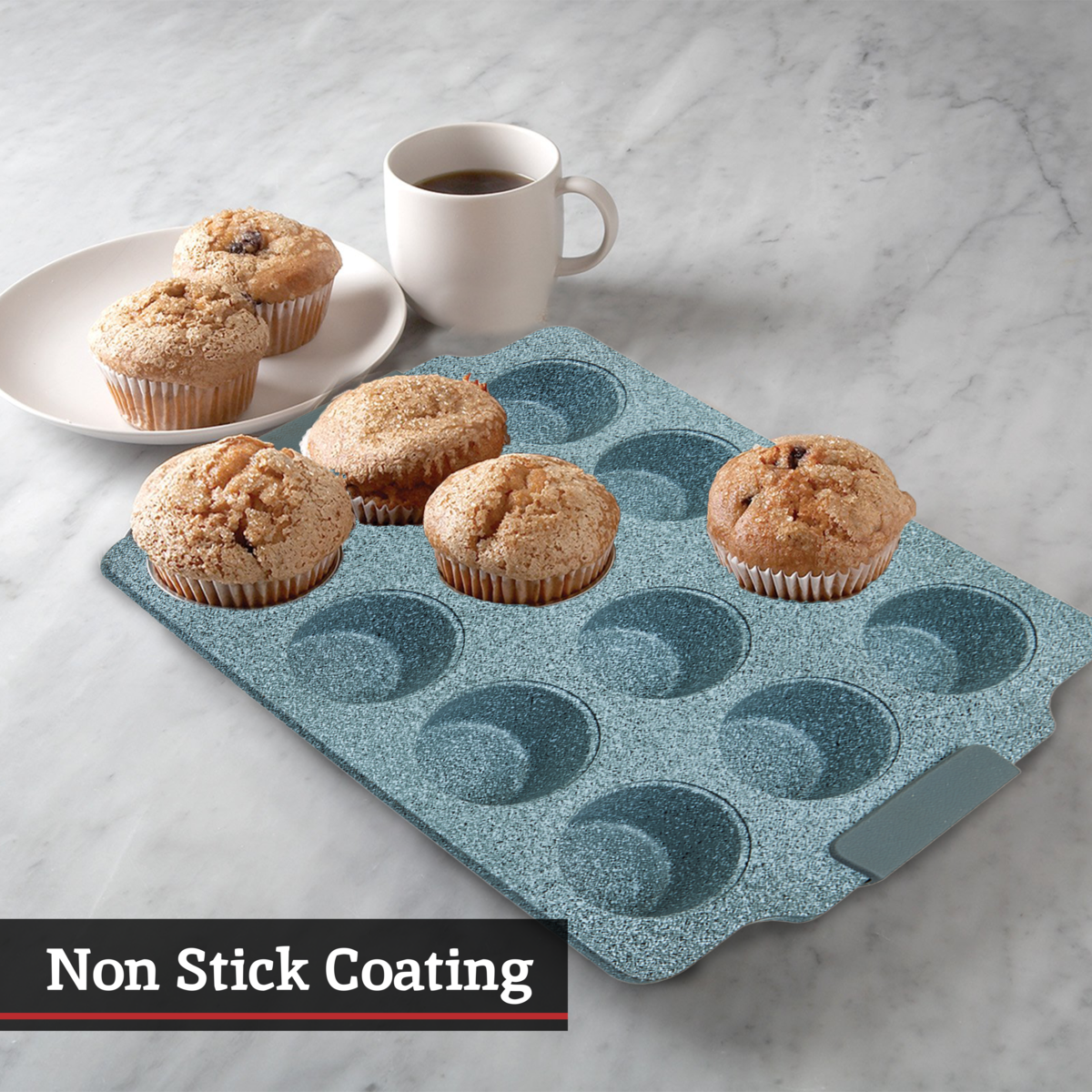 From Scratch Twelve Cup Marble Effect Muffin Tray