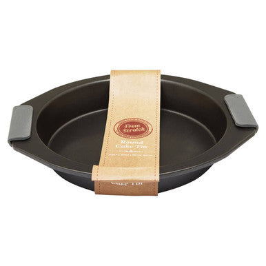 From Scratch Grey Round Cake Tin