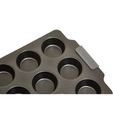 Grey Twelve Cup Muffin Tray | From Scratch