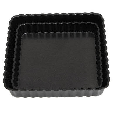 From Scratch Set Of Two Fluted Quiche Flan Tins