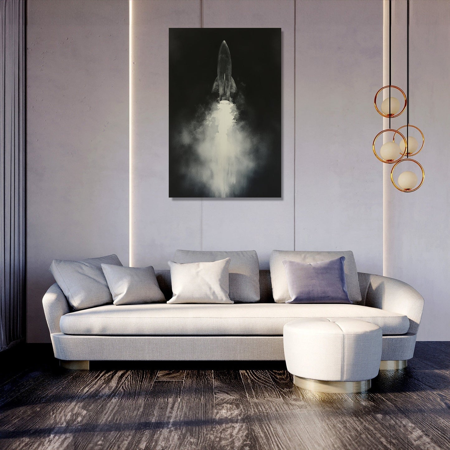 Launching Rocket Canvas