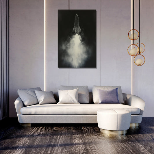 Launching Rocket Canvas