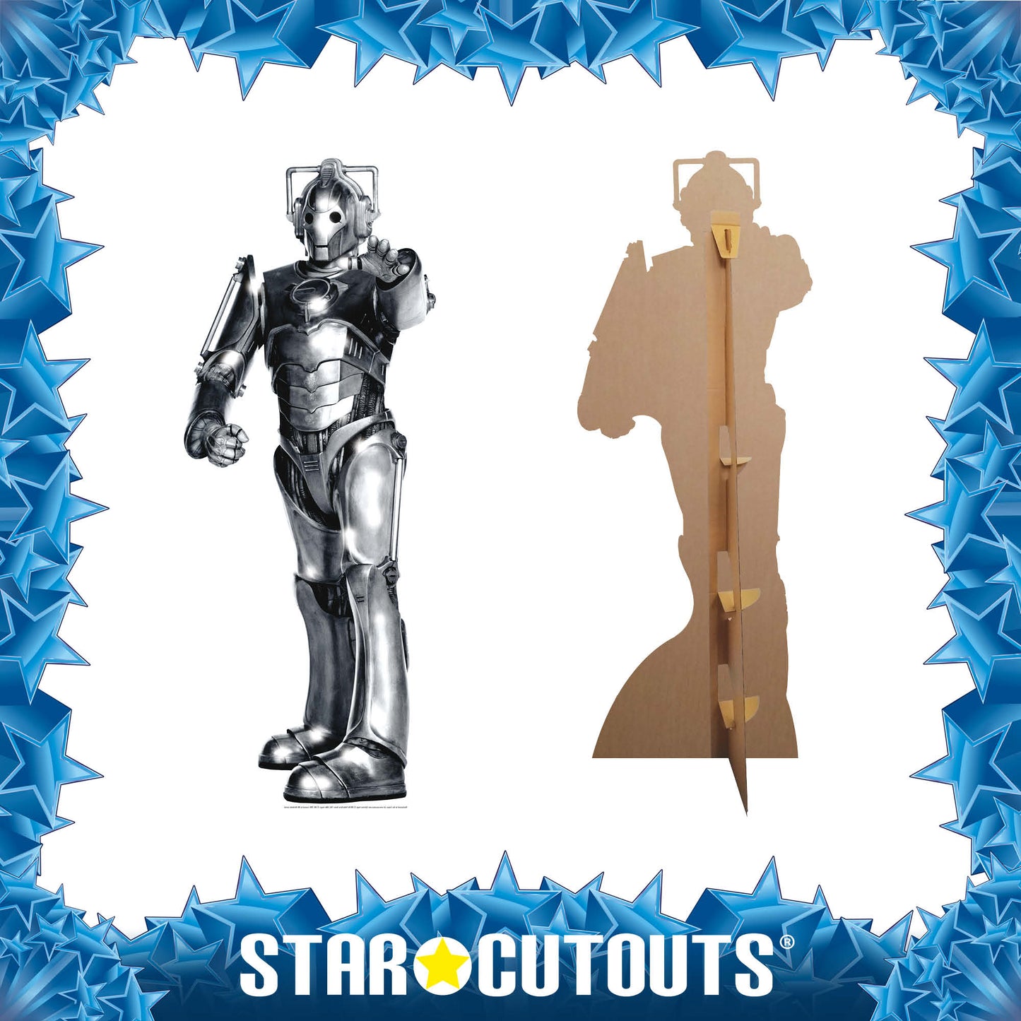 SC010 Cyberman Cardboard Cut Out Height 191cm