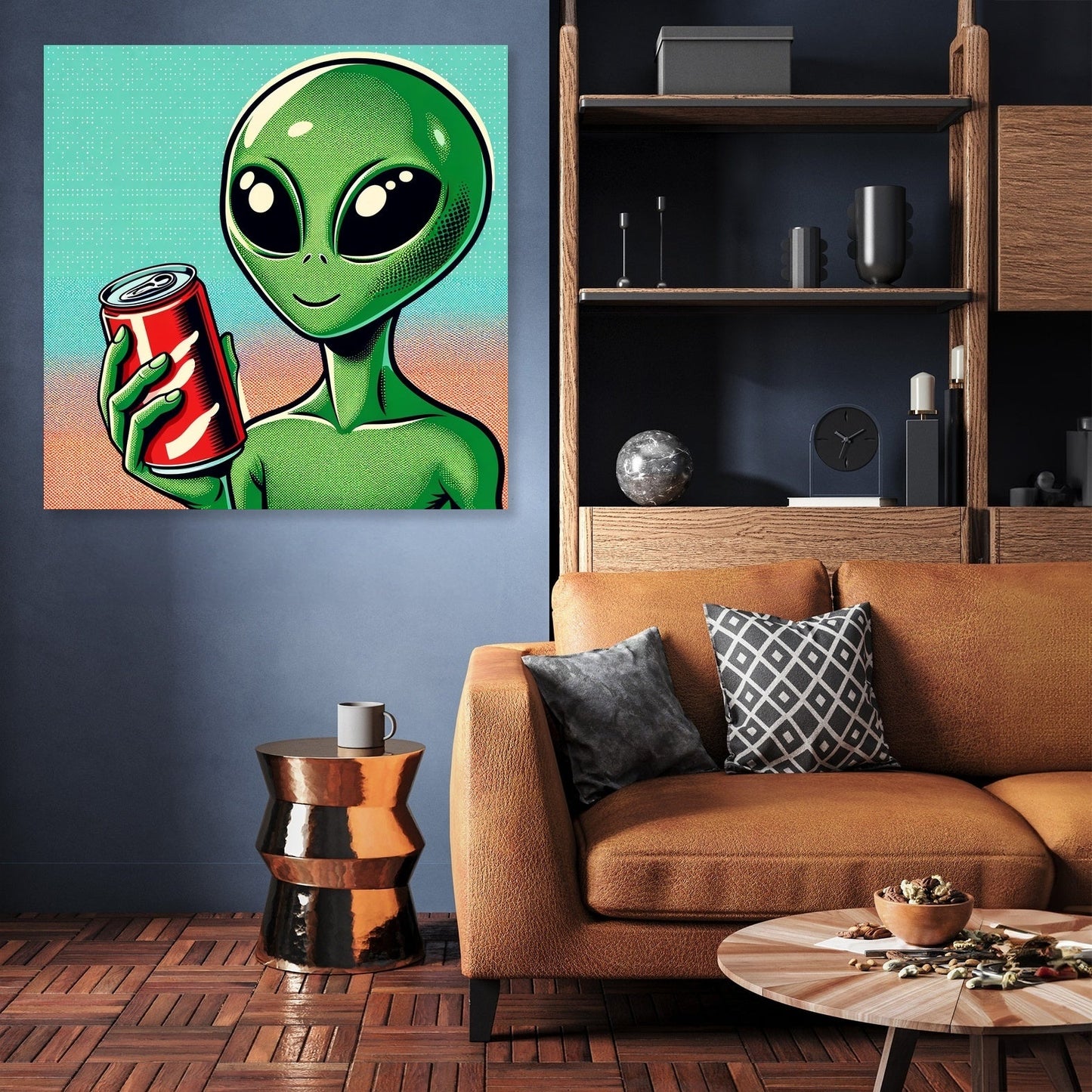 Alien Soda Canvas