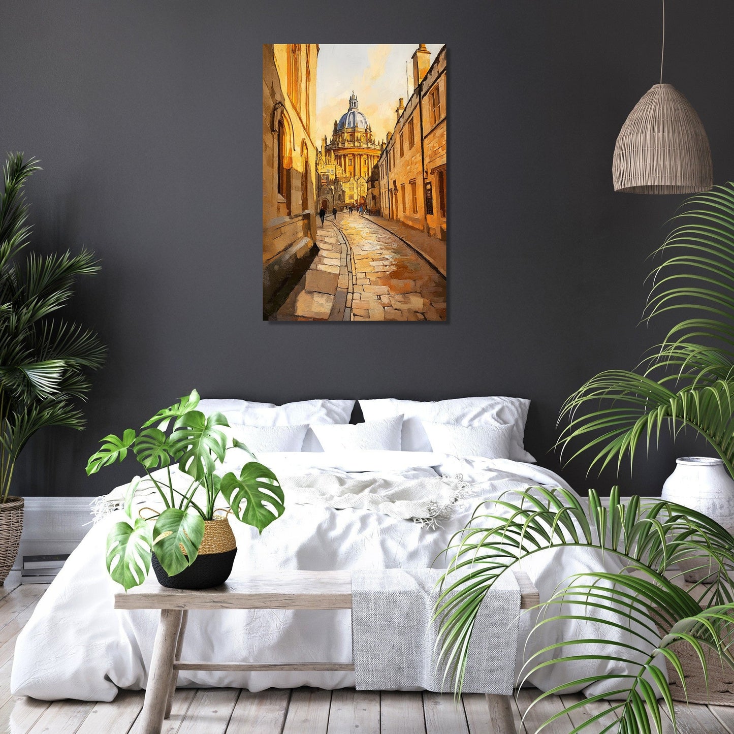 Bodleian Sunset Canvas