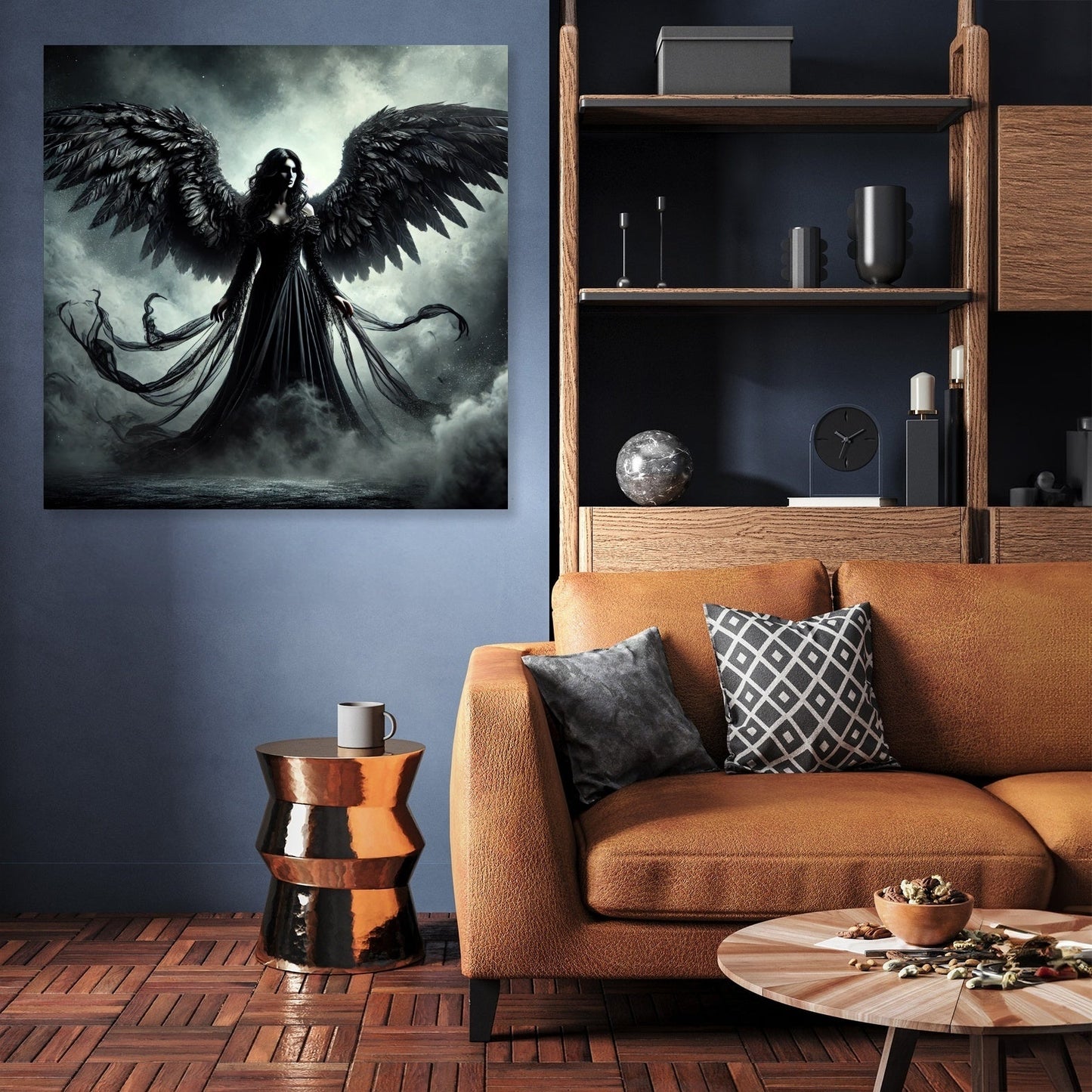Gothic Angel of Darkness Canvas