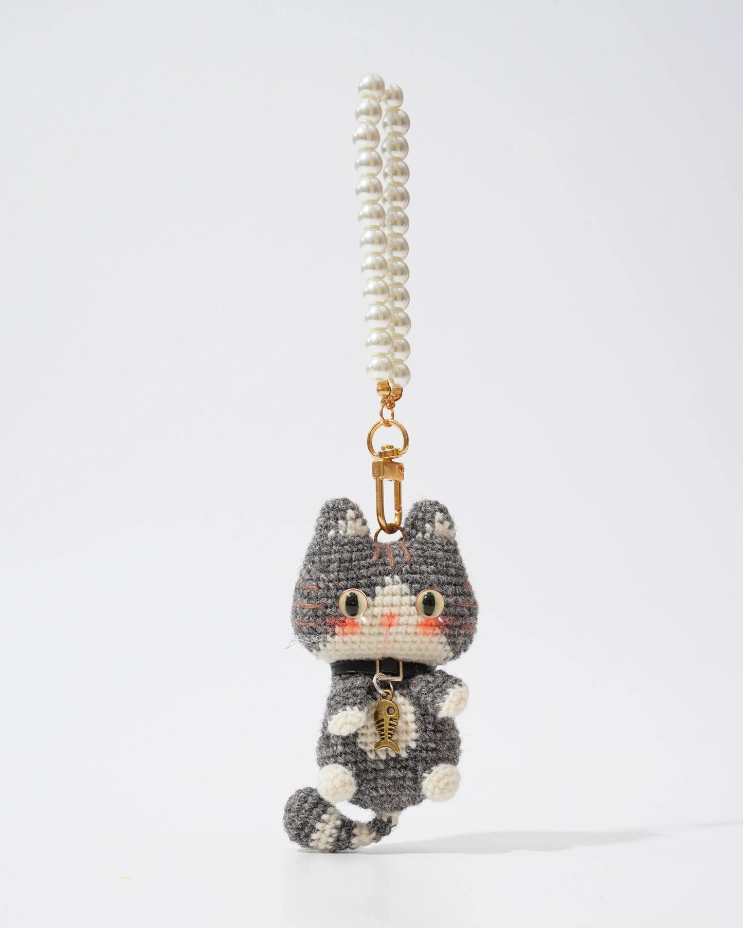 Pancake Cats Bag Charms – Handmade Cat Collection