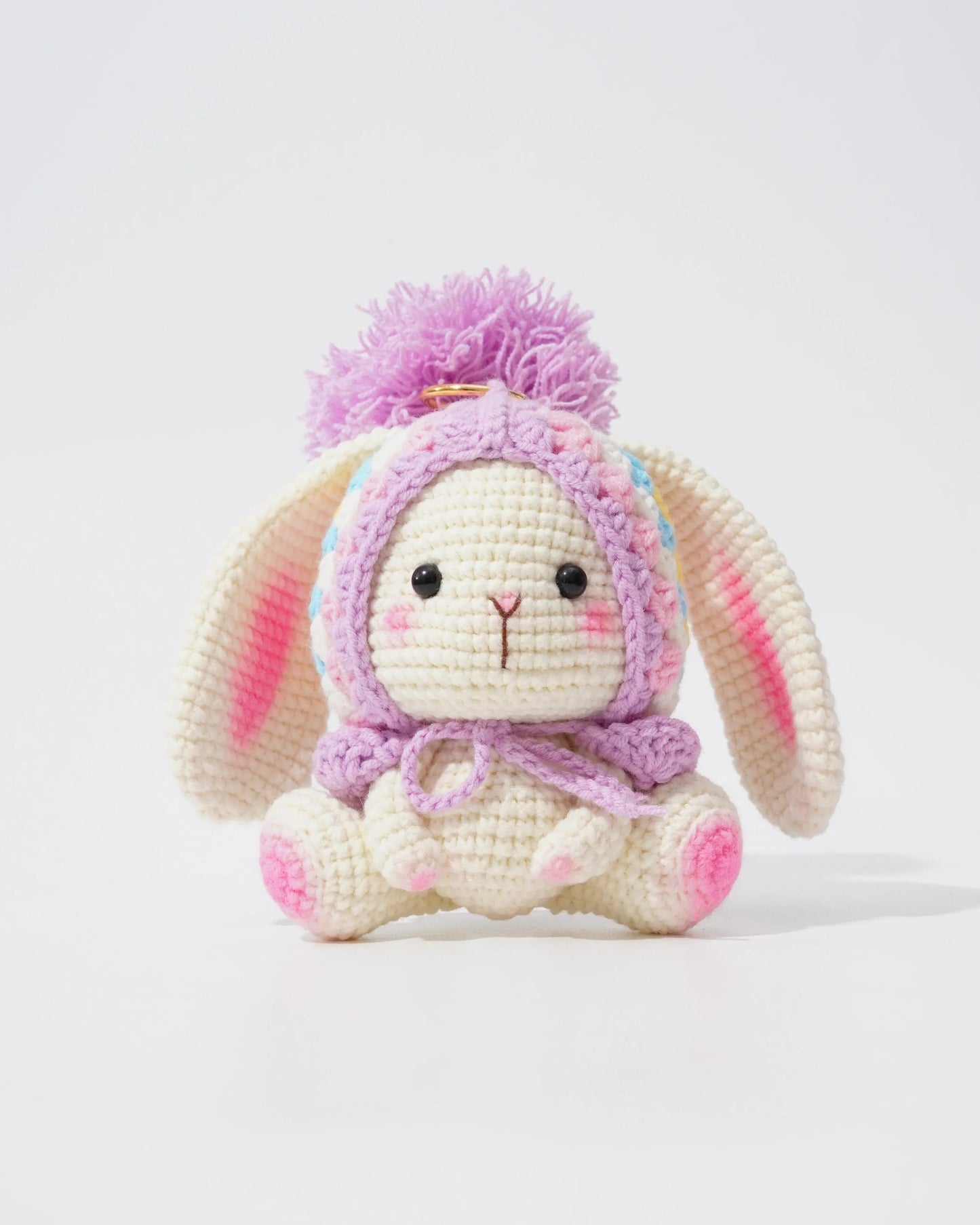 Granny Square Bunny – Adorable Handmade Crochet Bunny Plush Toy