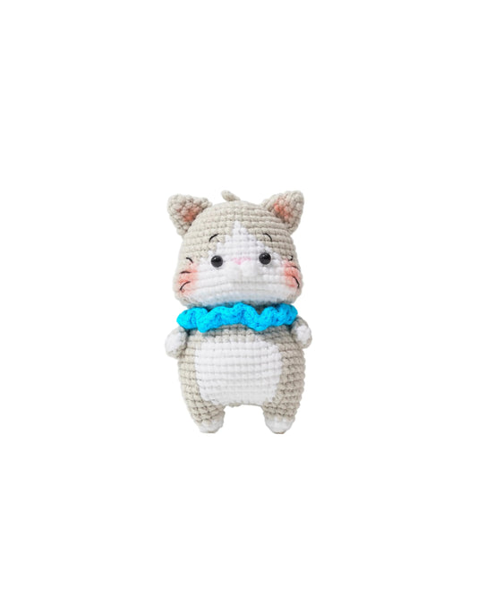 Standing Crochet Cat – Handmade Amigurumi Kitty Gift