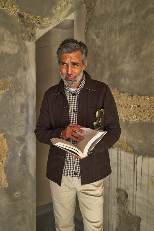 Bart Overshirt - Chocolate Waffle