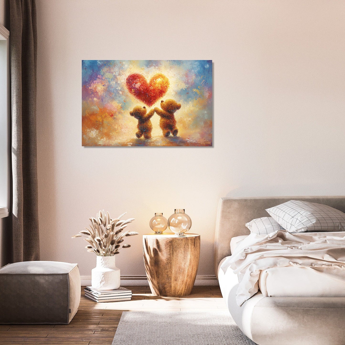 Dancing Teddy Bears Canvas