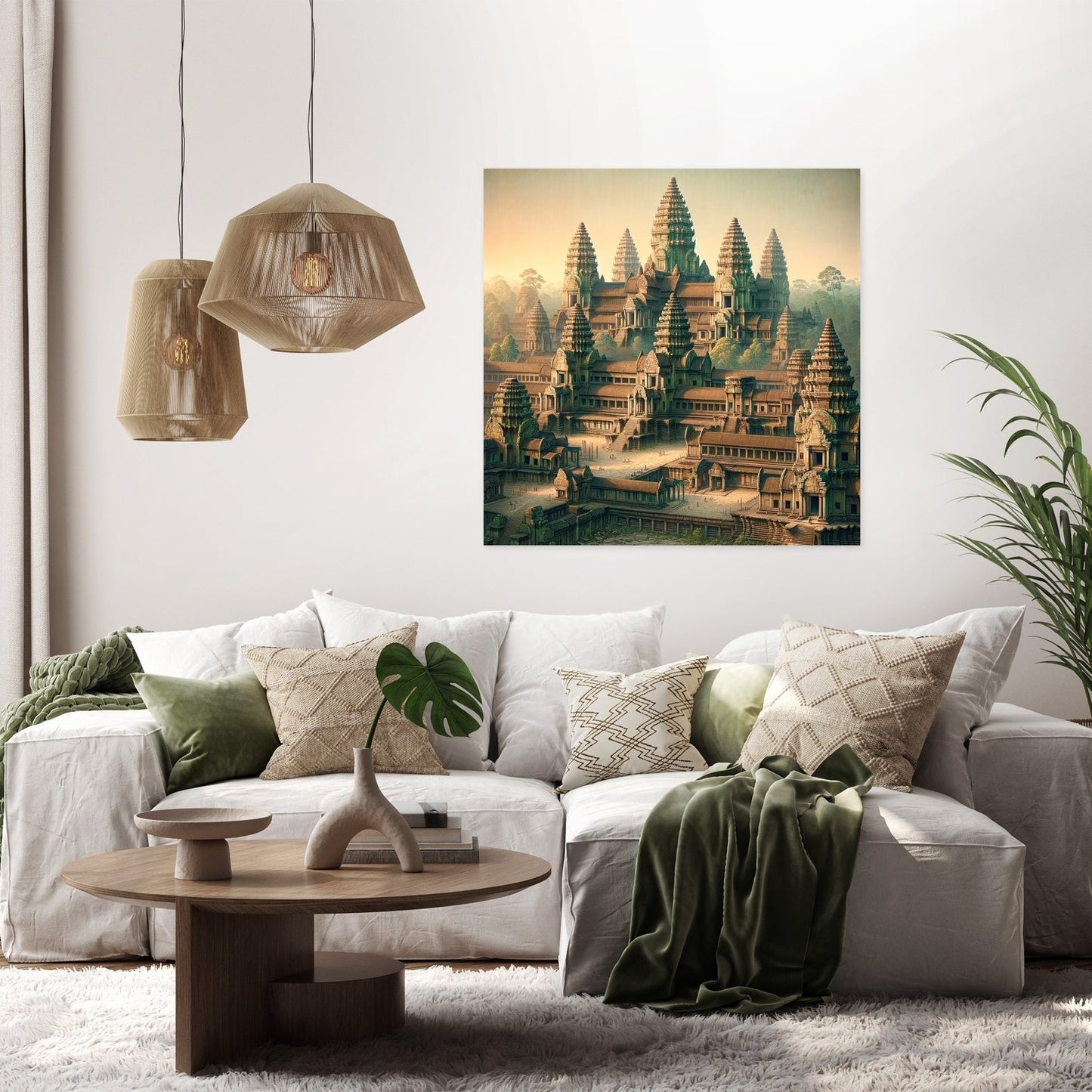 Angkor Wat Tranquility Canvas
