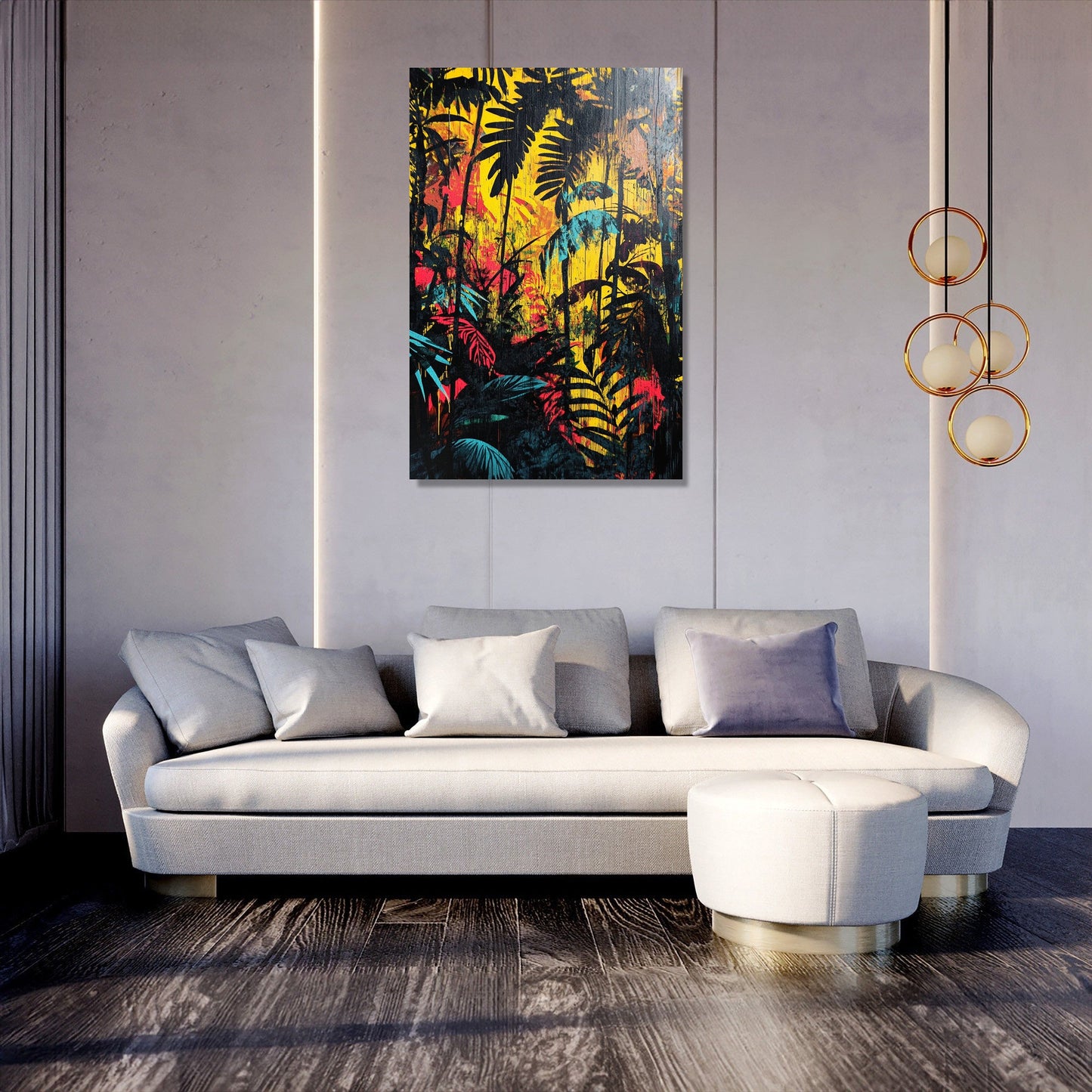 Jungle Graffiti Canvas