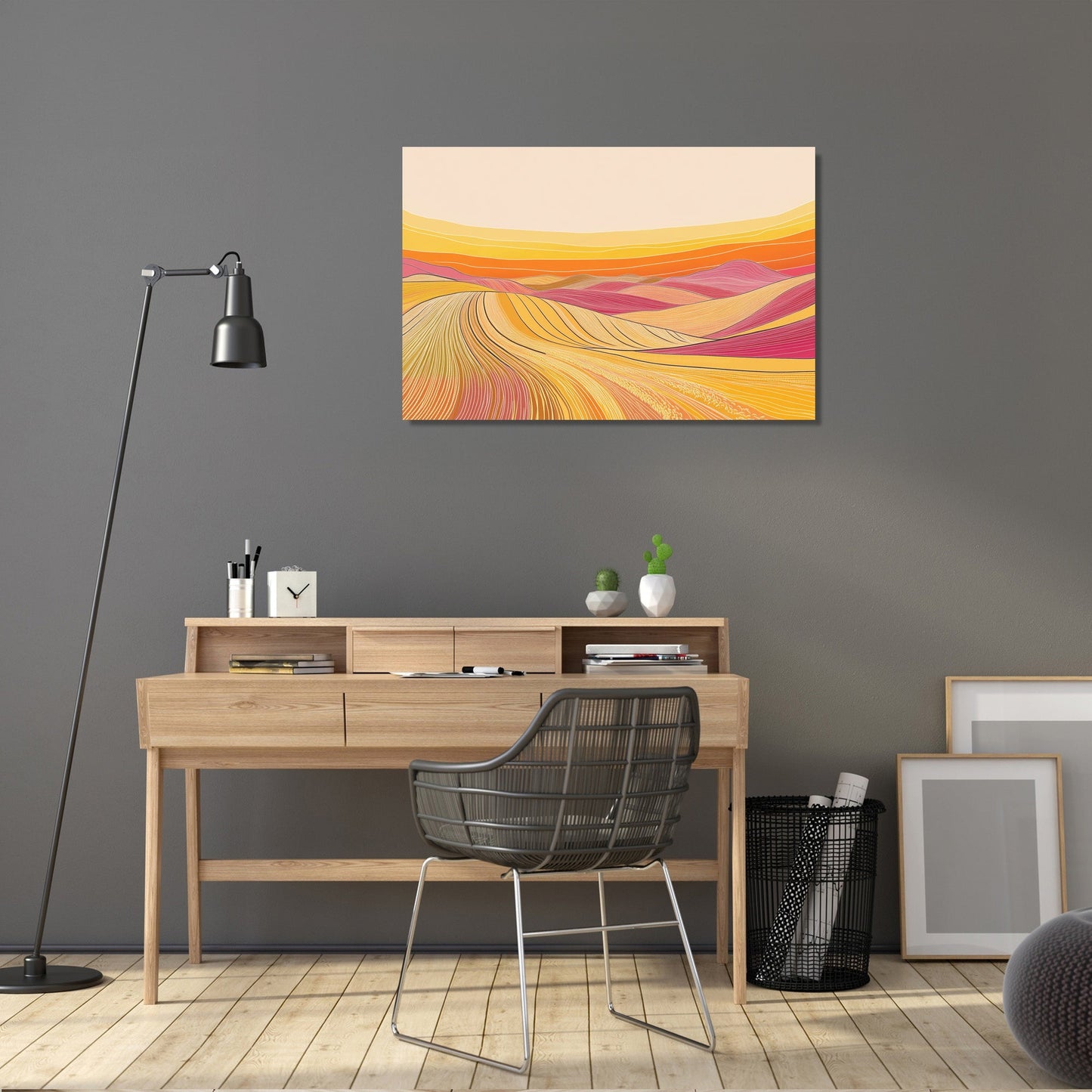Rapeseed Sunset Canvas