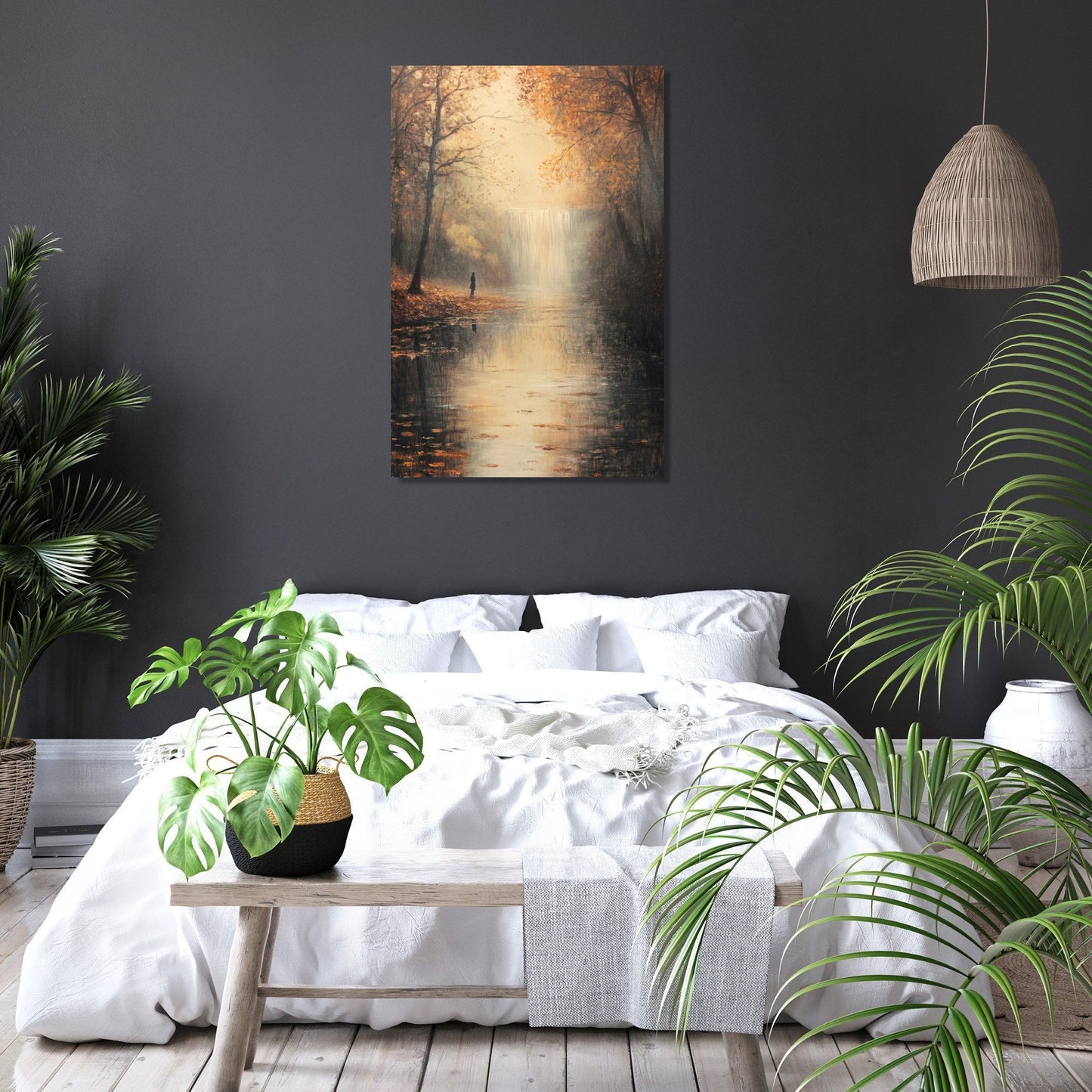 Melancholic Reflections Canvas
