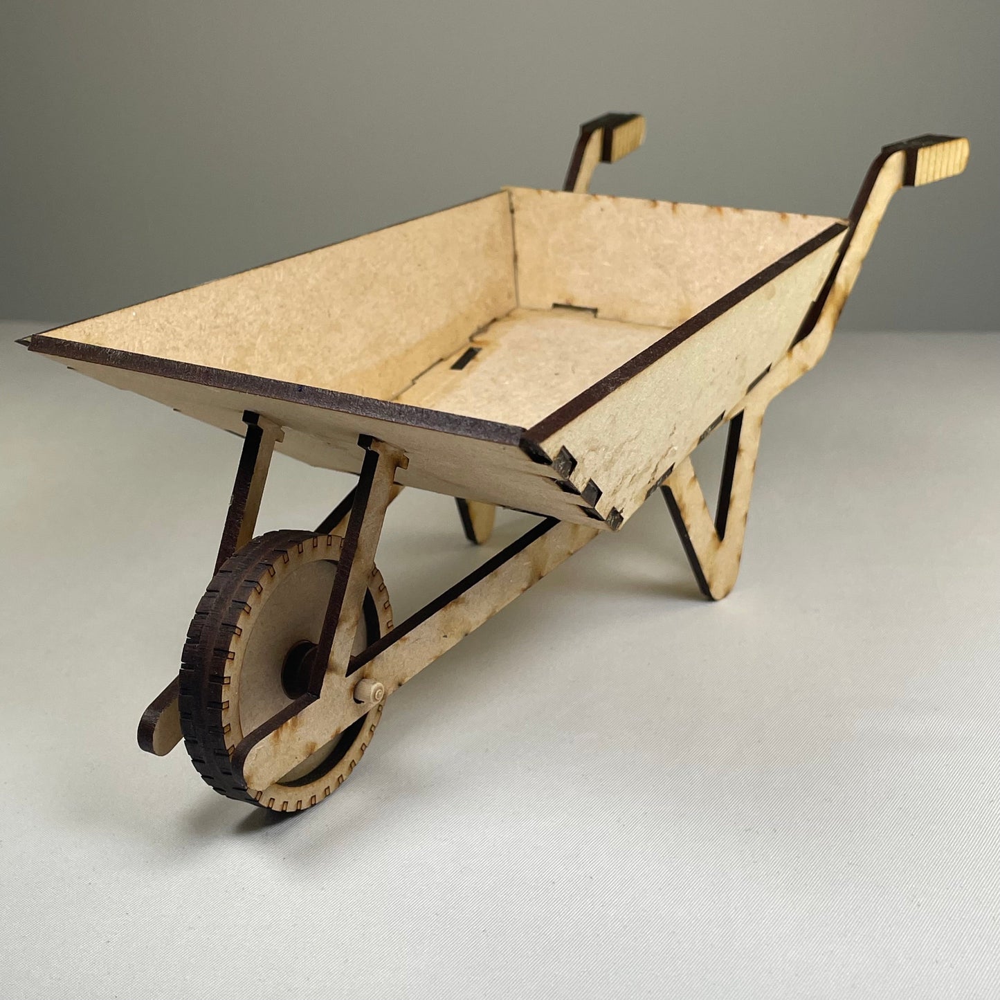 Wheelbarrow Planter - Flatpack Model Kit by Curious Rabbit ®