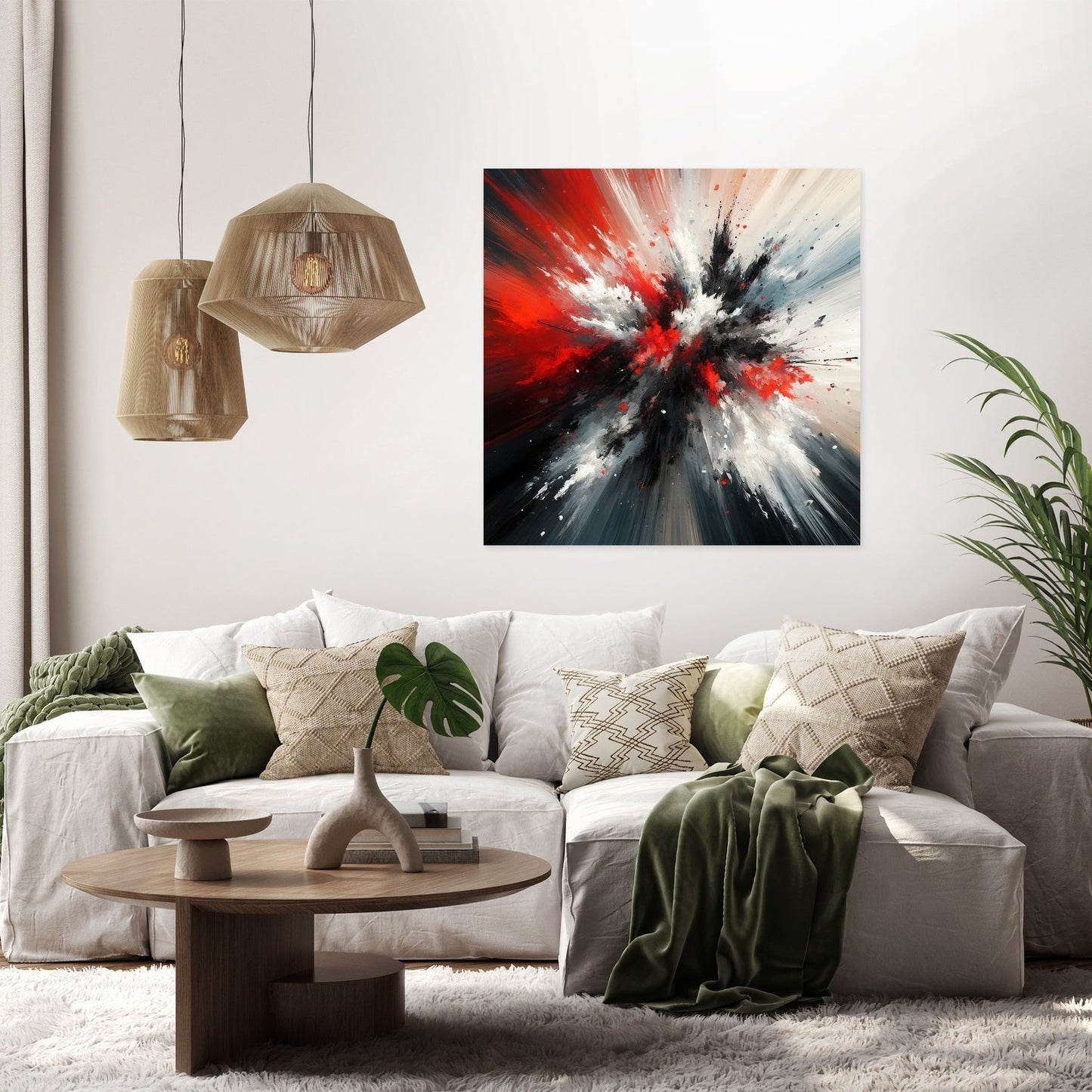 Harmonic Contrast Canvas