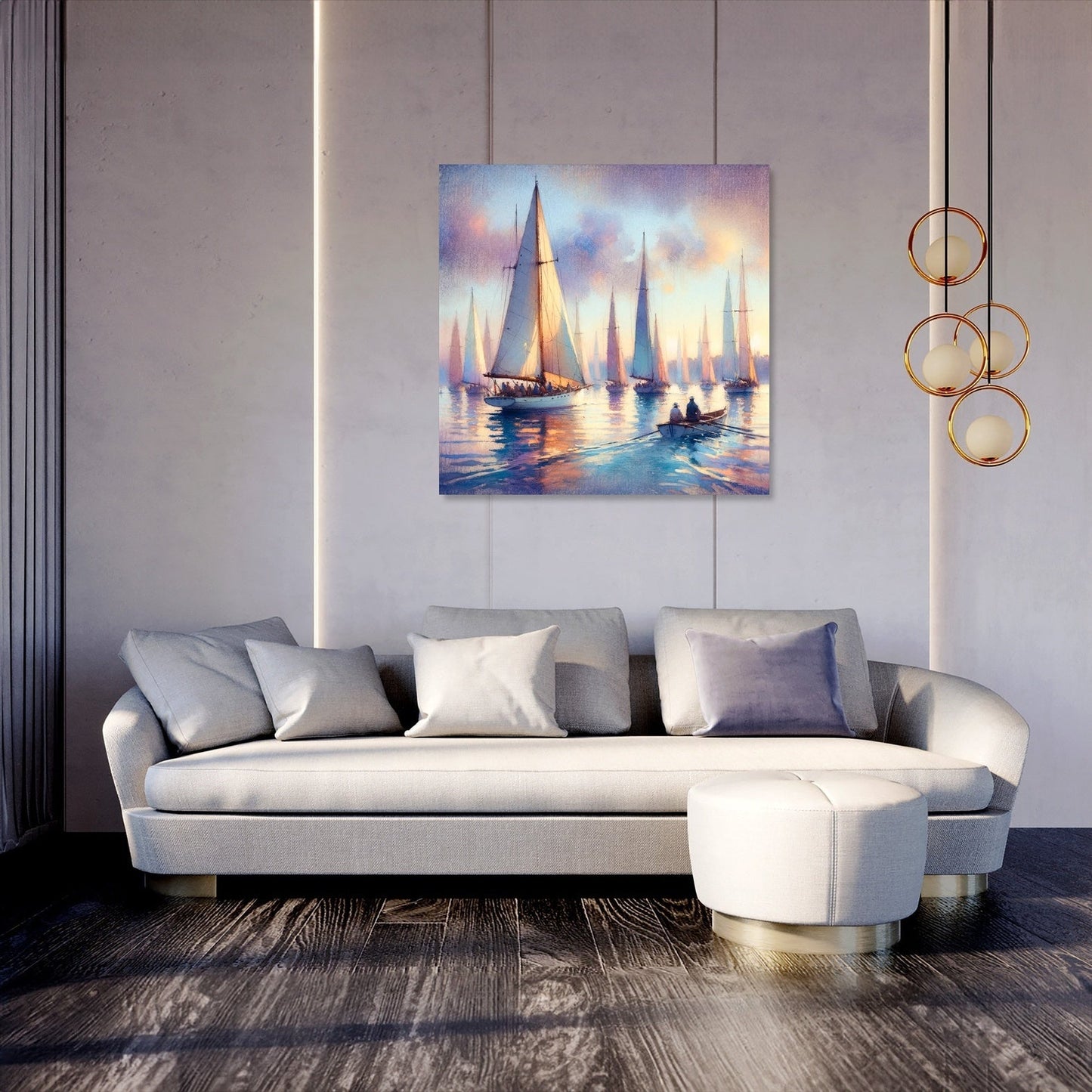Dawn's Regatta Canvas