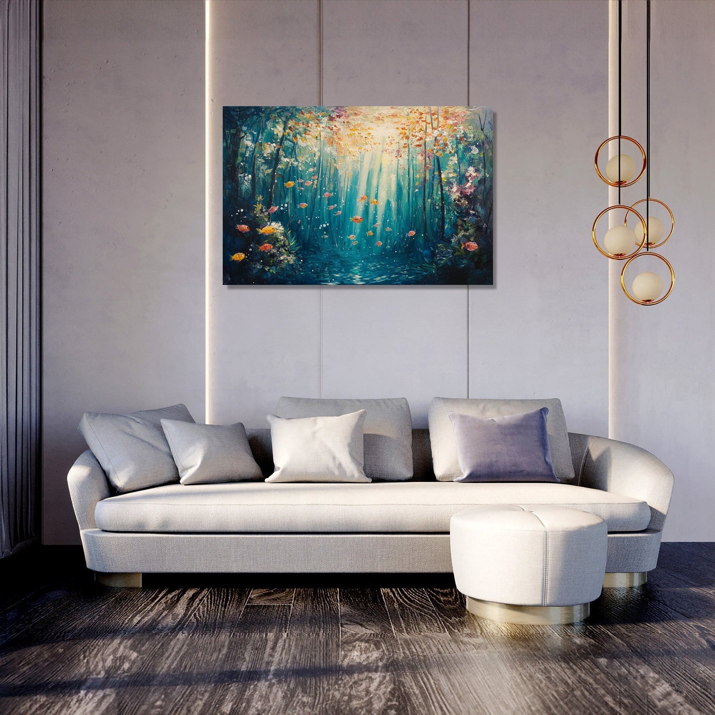 Submerged Woodland Canvas