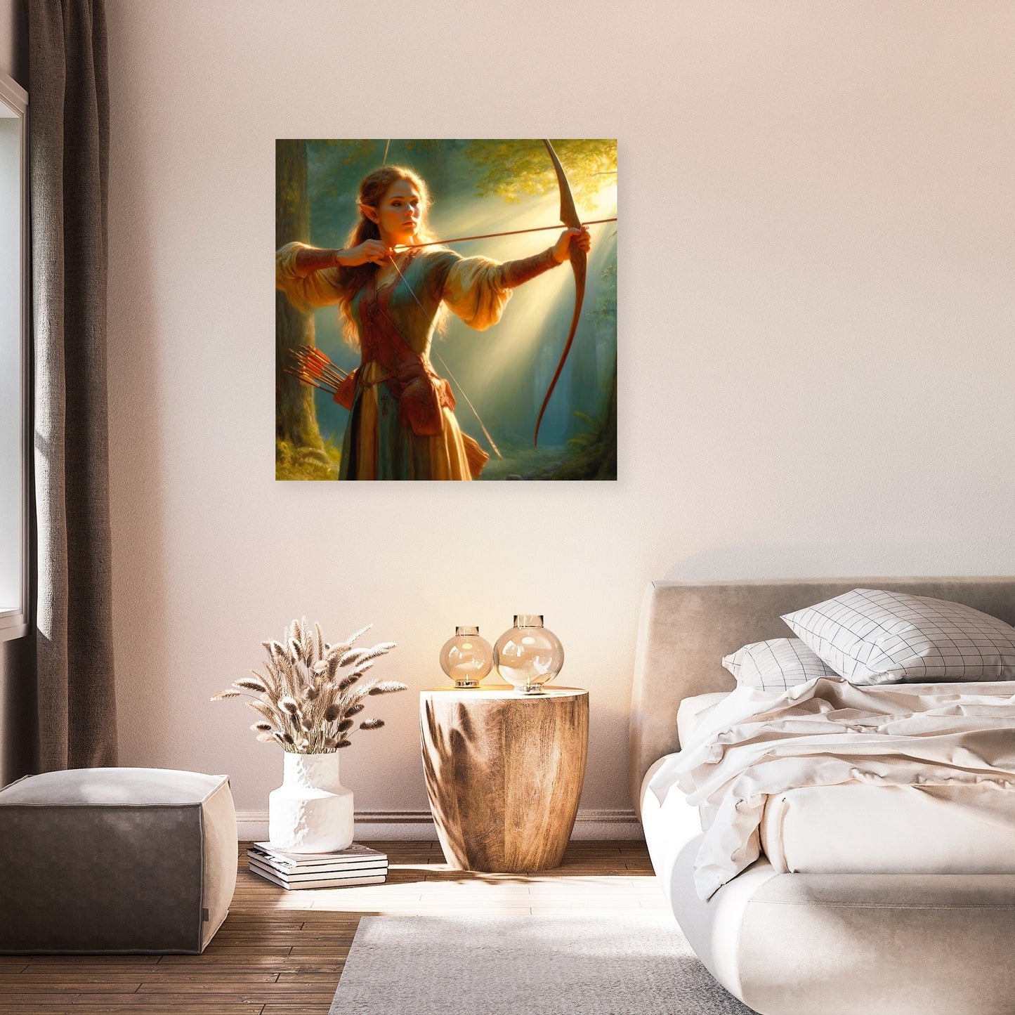 Forest Archer Elf Canvas