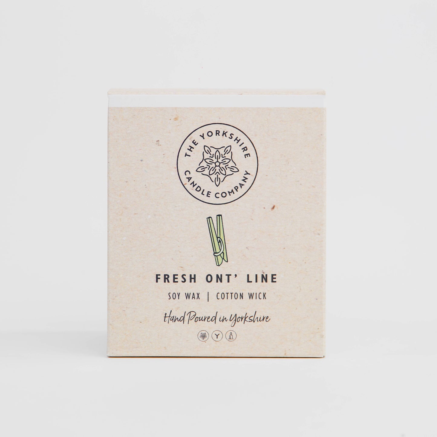 Fresh Ont' Line, Candle in Glass Tumbler