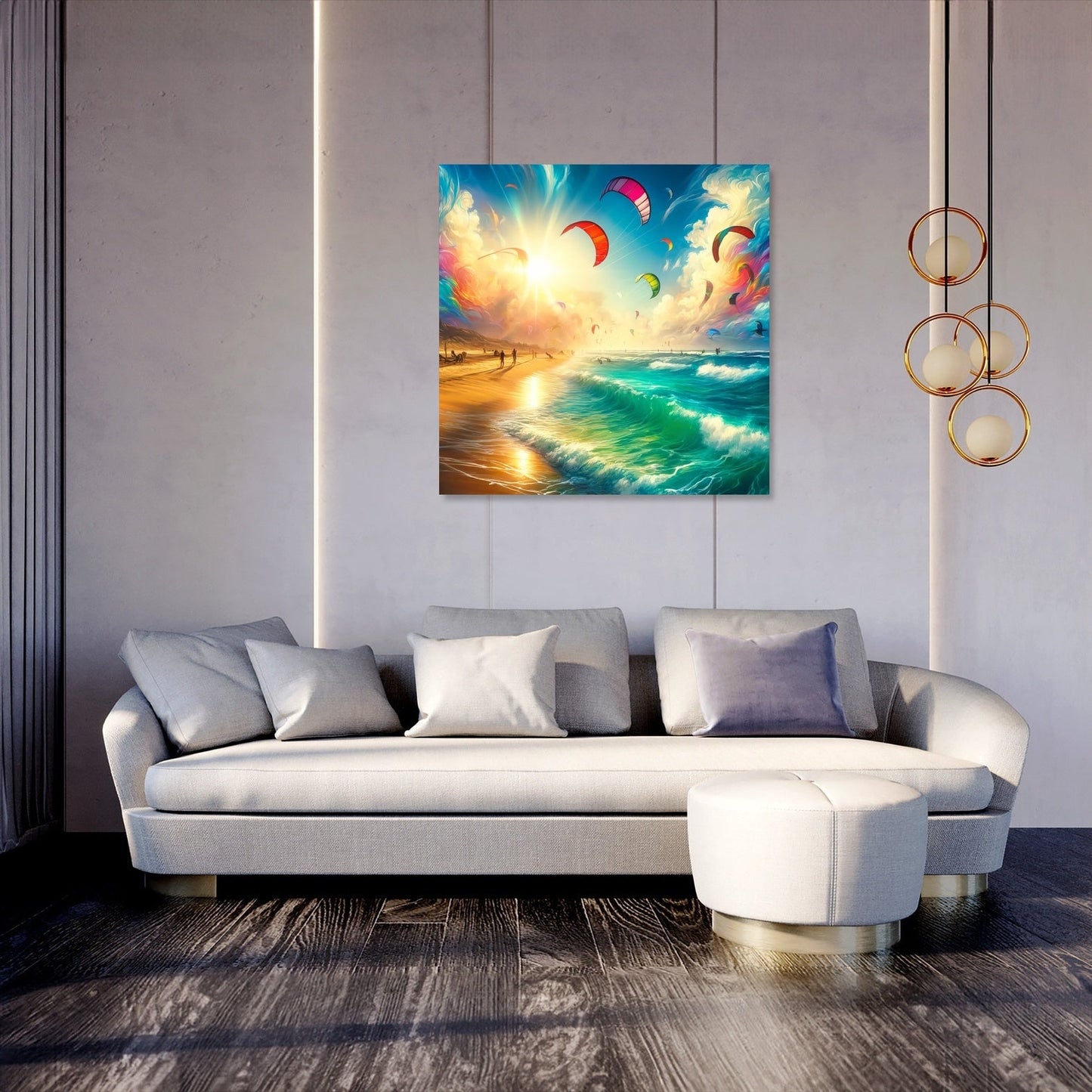 Summer Kitesurfing Bliss Canvas