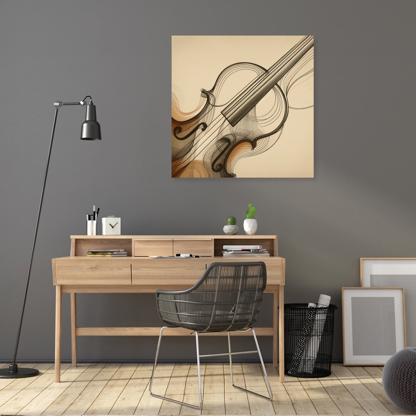 Melodic Curves Canvas