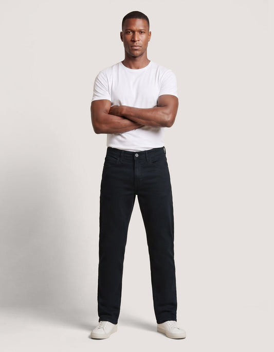 Black Comfort Stretch Jeans - Regular Fit