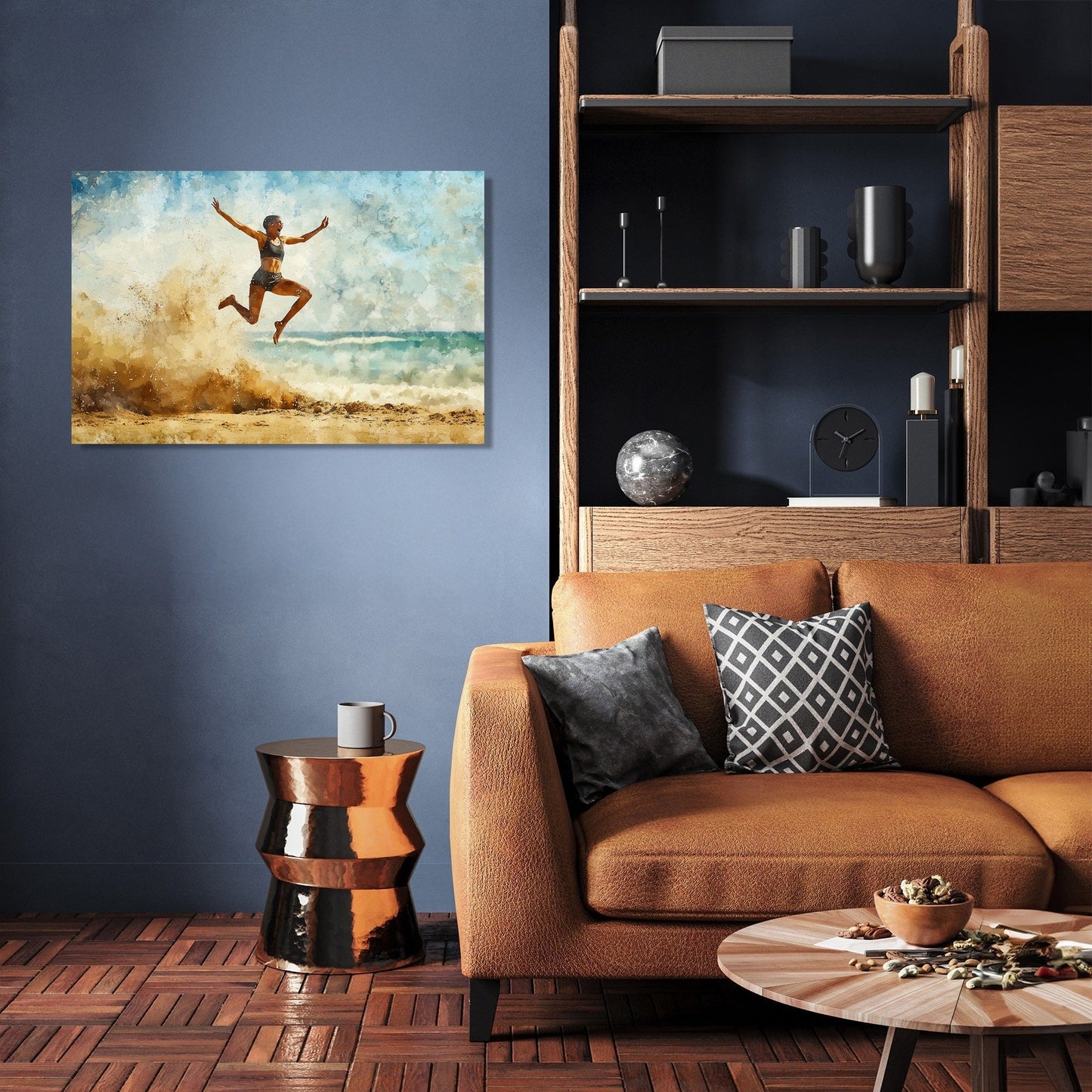Leap Over Sand Canvas