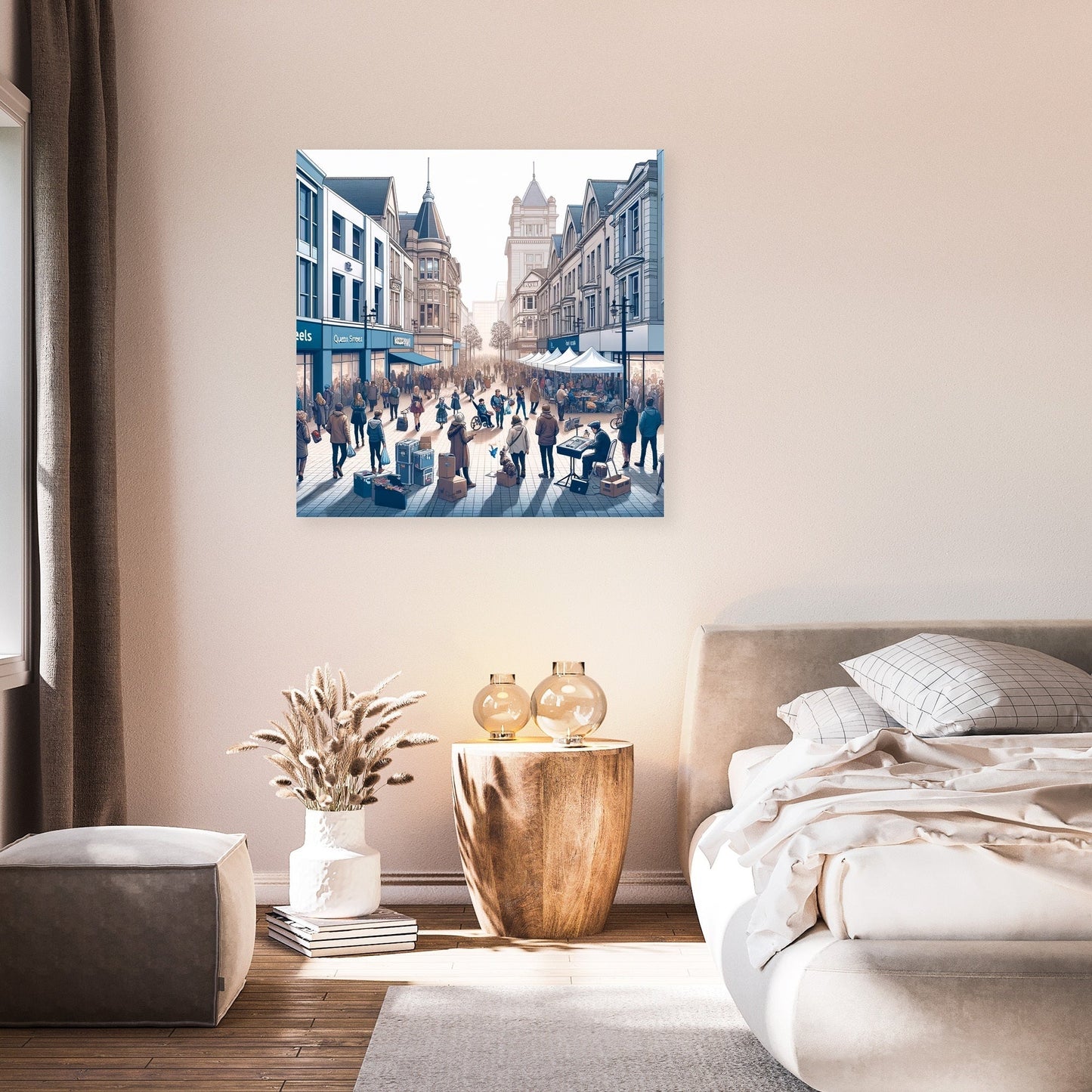 Queen Street Cardiff Canvas