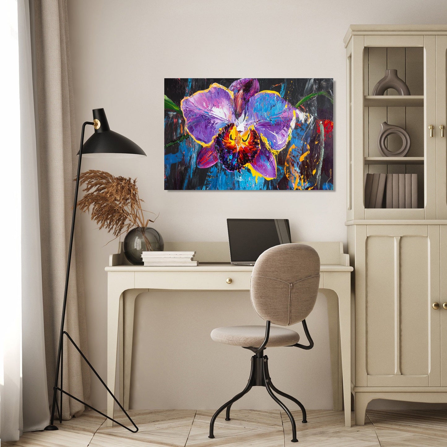 Torn Orchid Canvas